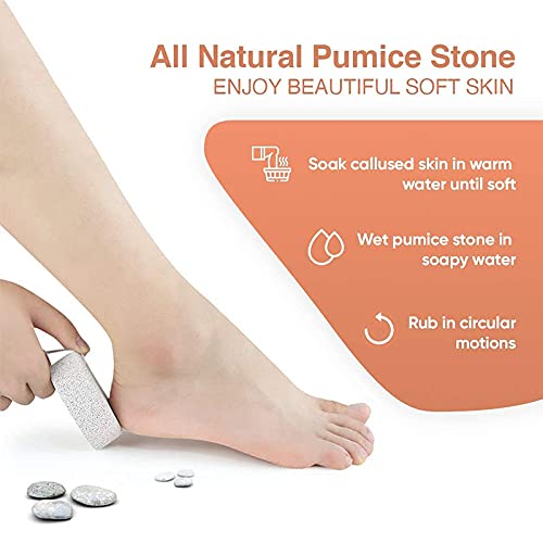 Unisex Oval Shape Stone Foot Heel Scrubber