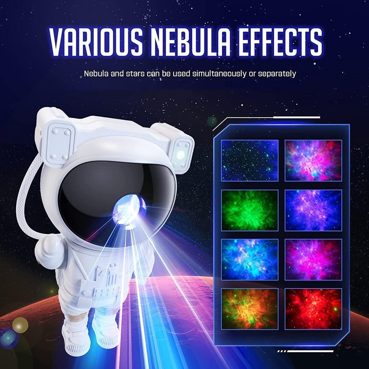 Astronaut Galaxy Starry Sky Projector Nightlight