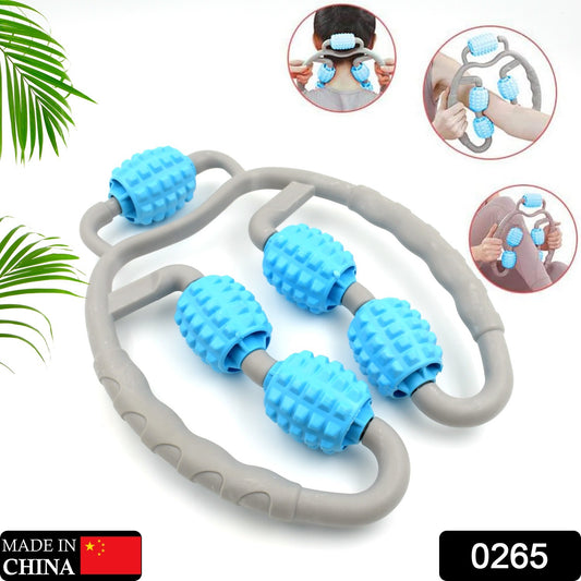 5 Wheels Fitness Roller Muscle Relaxer Massage For Home Use