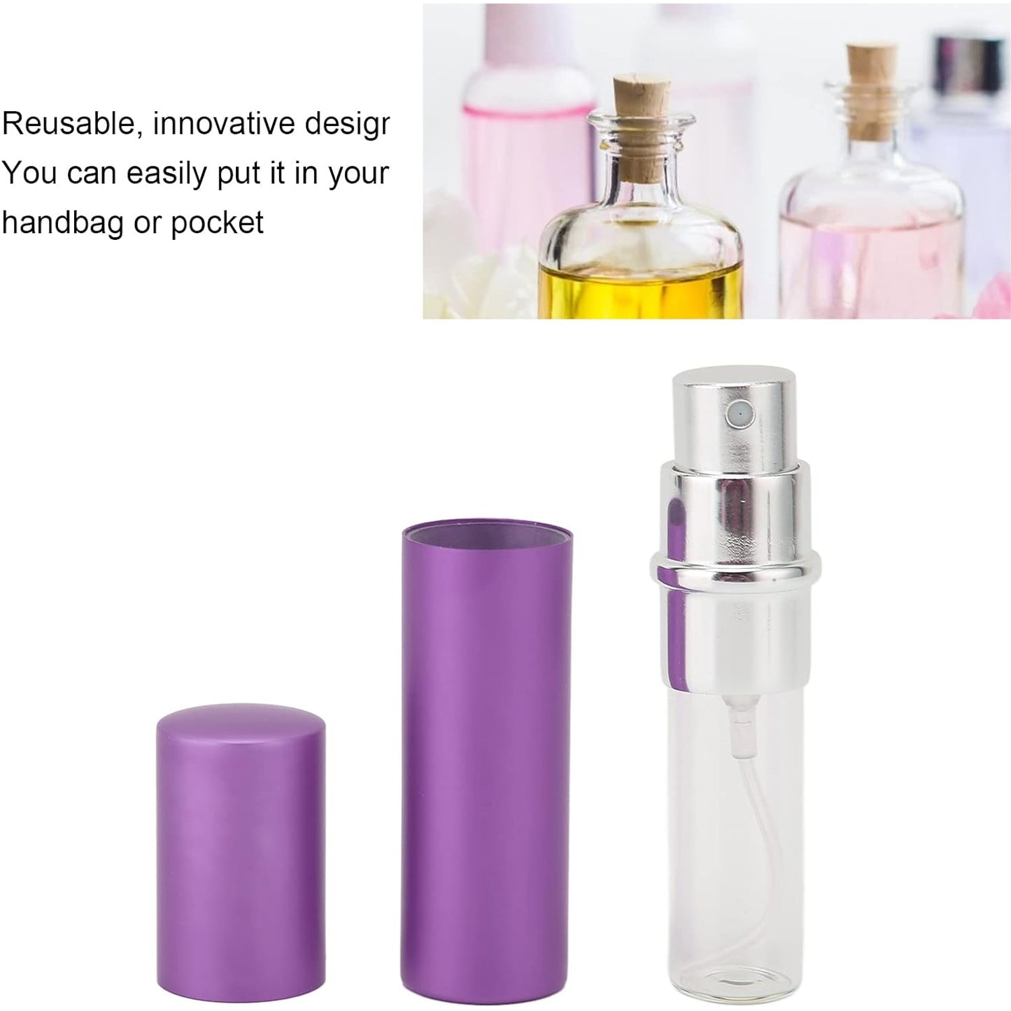 Empty Spray  Perfume Bottle Refillable Fine Mist Perfume