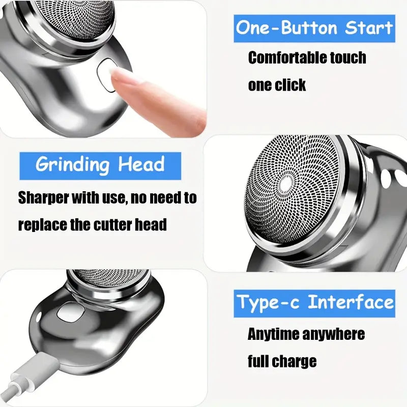 MiniShave™ Portable - Compact Electric Razor for Wet & Dry Use