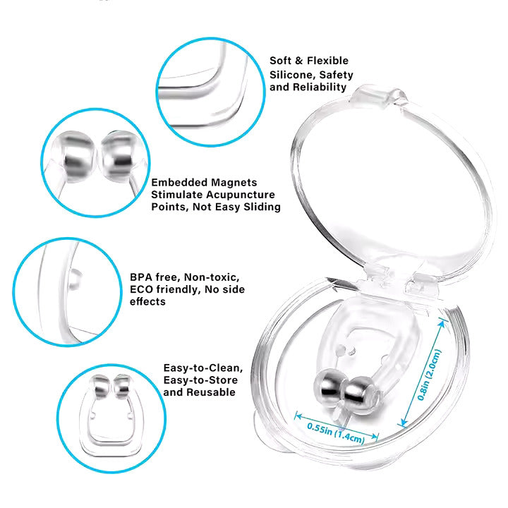 Anti Snoring Magnetic Nose Clip For Both Men & Women